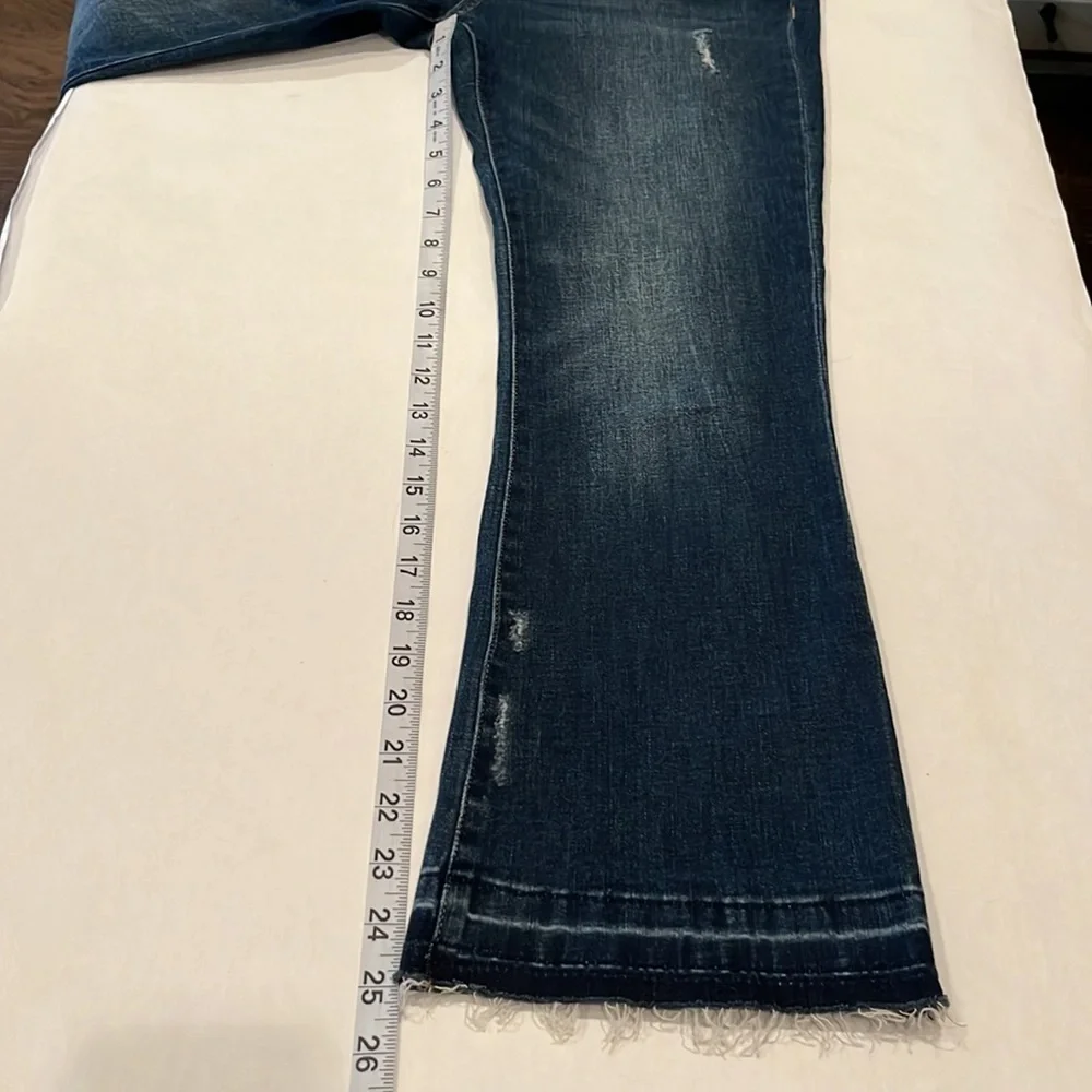 DL1961 Lara Mid Rise Instasculpt Cropped Boot Size 26
